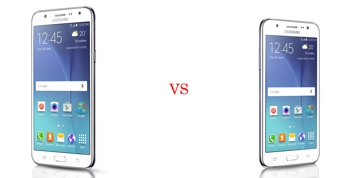 Samsung Galaxy J7 versus Samsung Galaxy J5 1